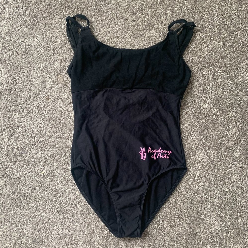Wear Moi AM tank leotard with mesh accents